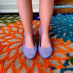 Annie Pinky glitter jelly Shoes ( Las)